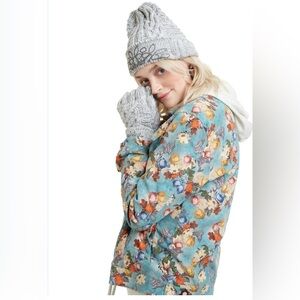 DESIGUAL Floral Butterfly Corduroy Jacket - 44